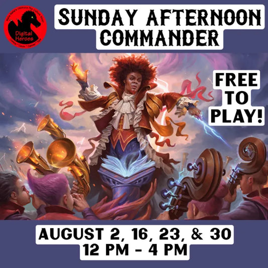 08/02/2026 Sunday Afternoon Commander Ticket