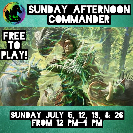 07/05/2026 Sunday Afternoon Commander Ticket