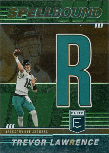 Panini Donruss Elite Football 2022 Spellbound Green Foil Insert Card S