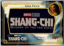 2023 Upper Deck Marvel Shang-Chi Logo Patch Card SCP-2 Fala Chen as Ying Li