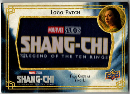 2023 Upper Deck Marvel Shang-Chi Logo Patch Card SCP-2 Fala Chen as Ying Li