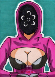 2023 5finity Squid Dames Sketch Card by Andy Bohn V1
