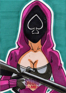2023 5finity Squid Dames Sketch Card by Andy Bohn V2