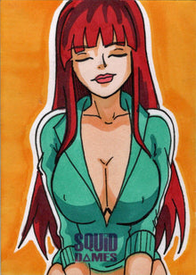 2023 5finity Squid Dames Sketch Card by Andy Bohn V3