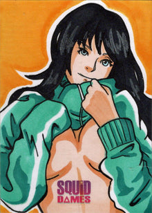 2023 5finity Squid Dames Sketch Card by Andy Bohn V4