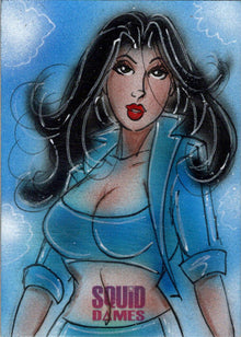 2023 5finity Squid Dames Sketch Card by Bianca Thompson V2