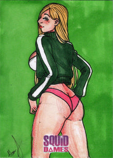 2023 5finity Squid Dames Sketch Card by Grae Sundberg V2
