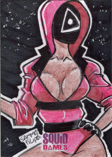 2023 5finity Squid Dames Sketch Card by Sammo Filipo V2
