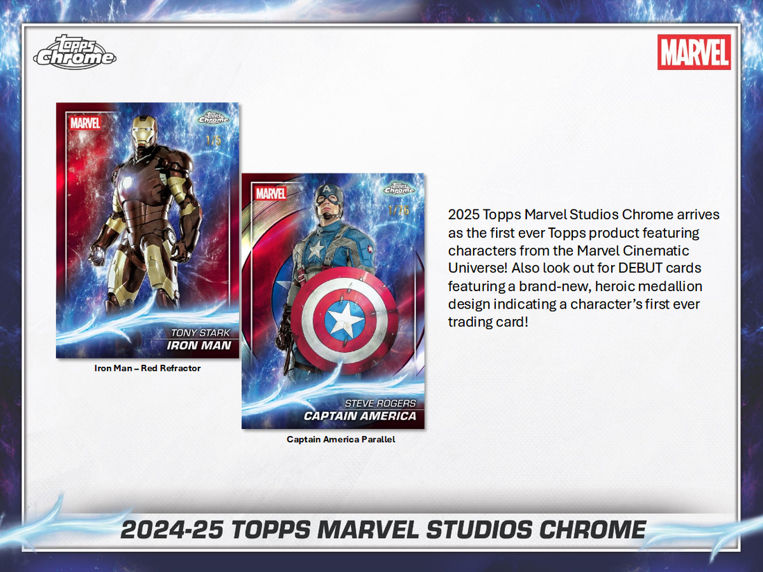 marvel topps chrome 2025 booster box 2025 Topps Chrome Marvel Studios Hobby Box