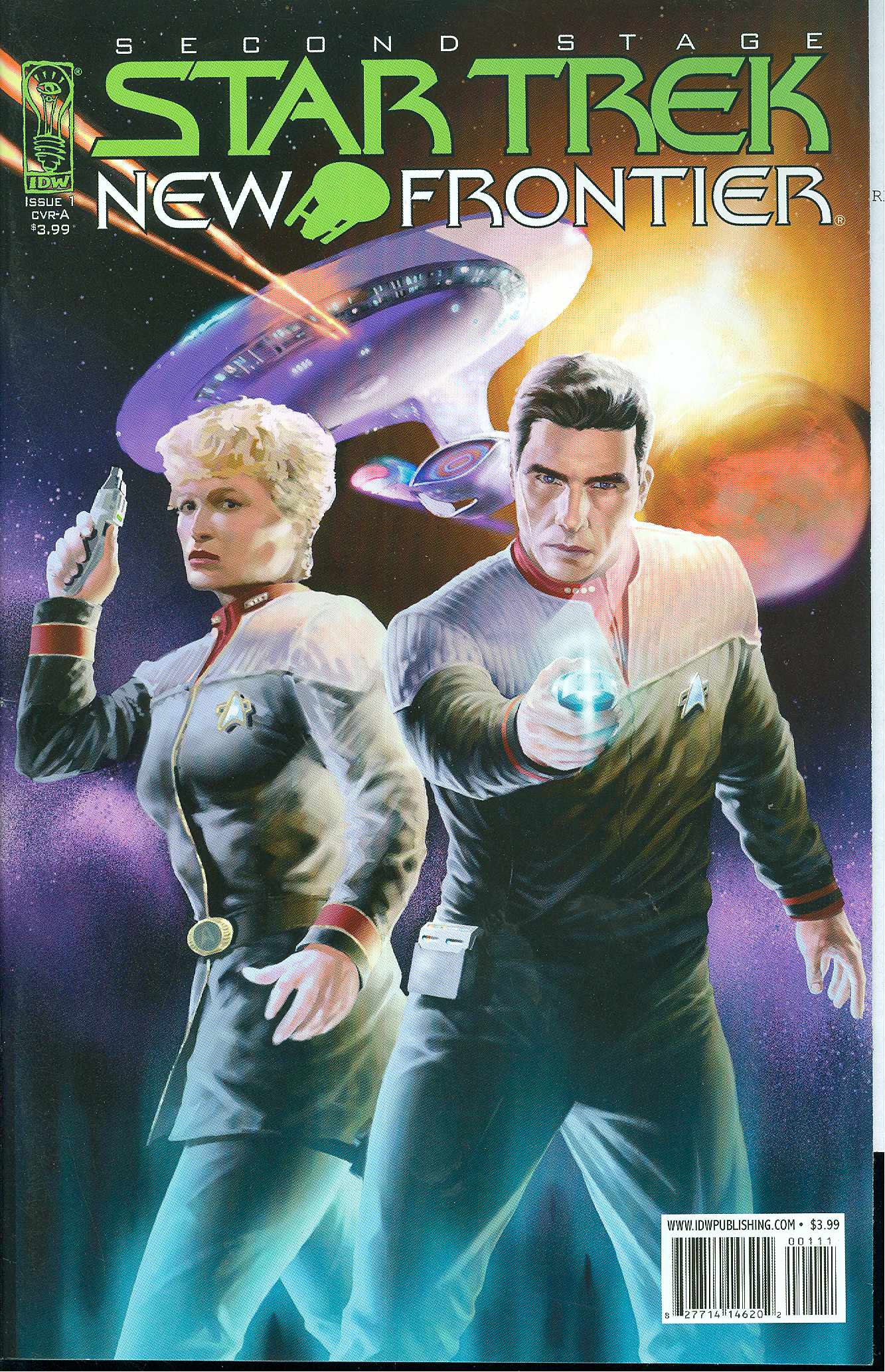 Star Trek: New Frontier 1 Var A Comic Book NM