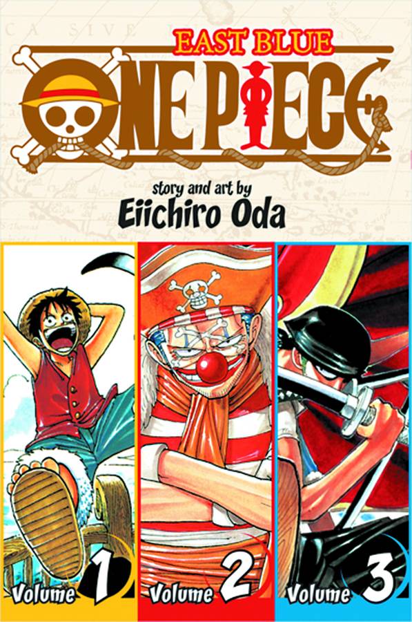 One Piece Graphic Novel Set Volume 1 2 & 3 East Blue