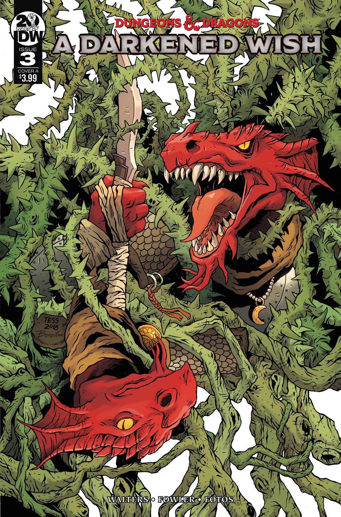 DUNGEONS & DRAGONS A DARKENED WISH #3 (OF 5) CVR A FOWLER