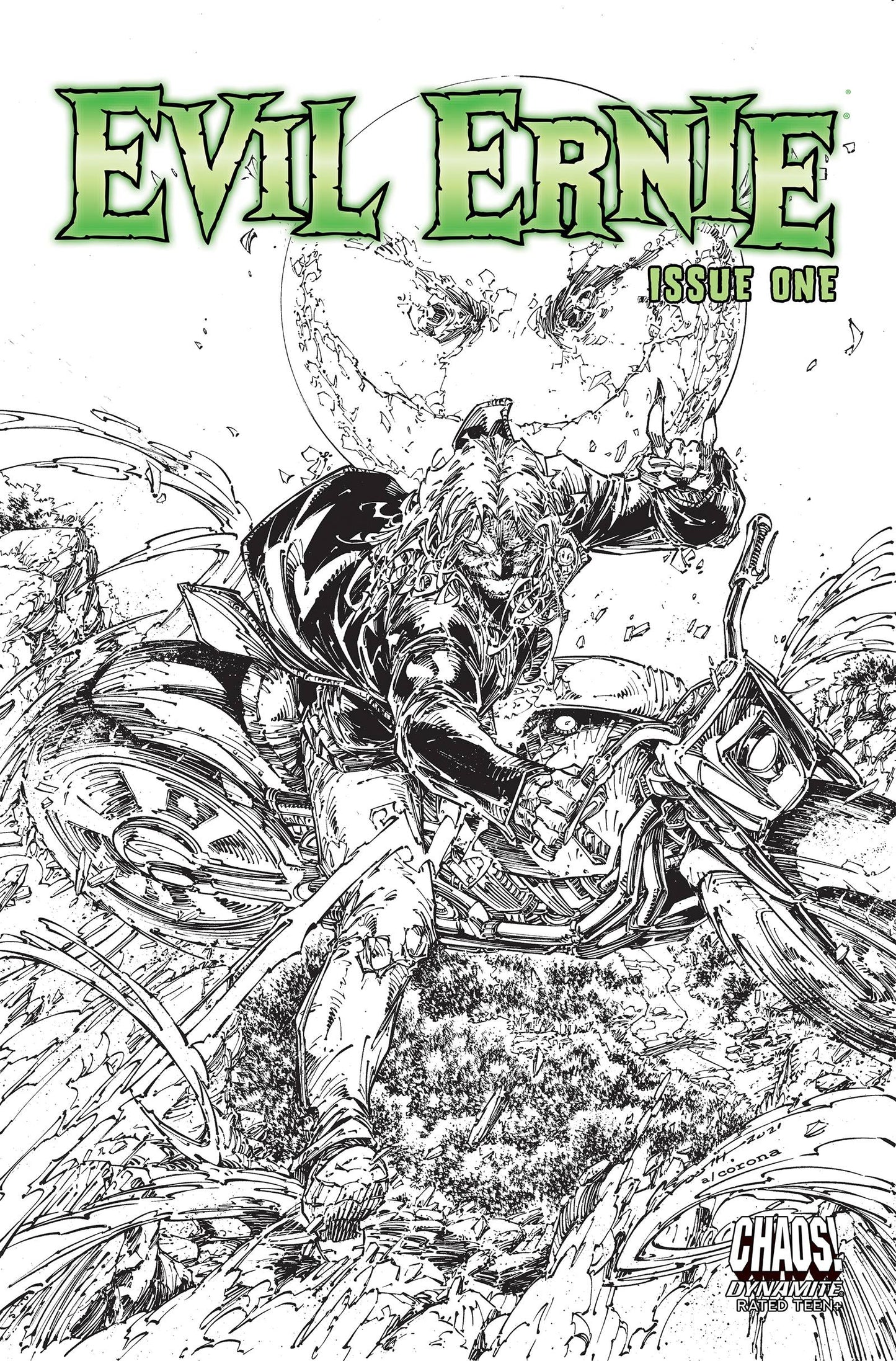 EVIL ERNIE #1 CVR D 10 COPY INCV BOOTH B&W INCV