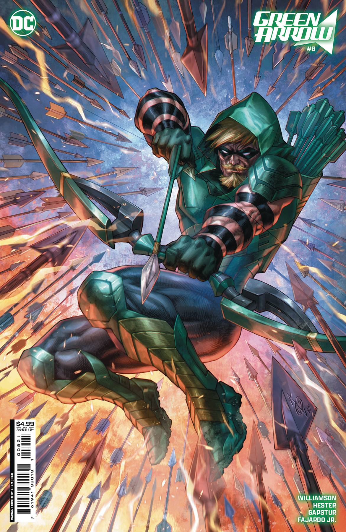 Green Arrow #8 (Of 12) Cover B Alan Quah Card Stock Variant