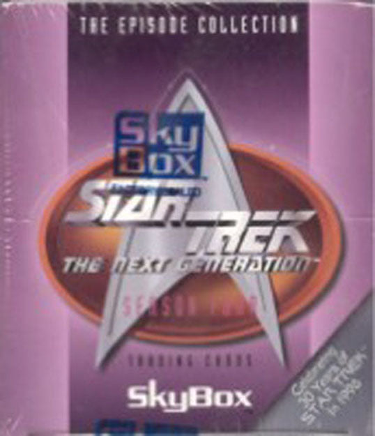 1996 Skybox Star Trek: The Next Generation Season 4 Sealed Card Box