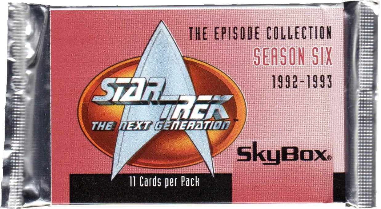 1997 Skybox Star Trek: TNG Season 6 Sealed Trading Card Pack