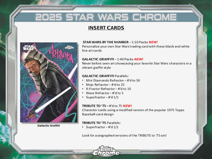 2025 Topps Star Wars Chrome Hobby Box