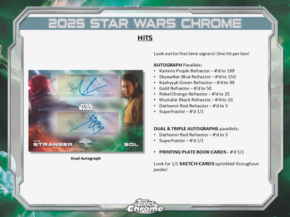 2025 Topps Star Wars Chrome Hobby Box
