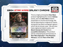 2024 Topps Star Wars Chrome Galaxy Hobby Box ***PRE-ORDER***