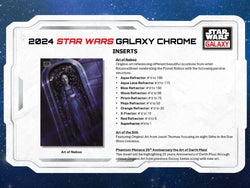 2024 Topps Star Wars Chrome Galaxy Hobby Box ***PRE-ORDER***