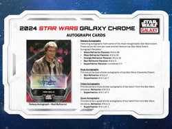 2024 Topps Star Wars Chrome Galaxy Hobby Box ***PRE-ORDER***