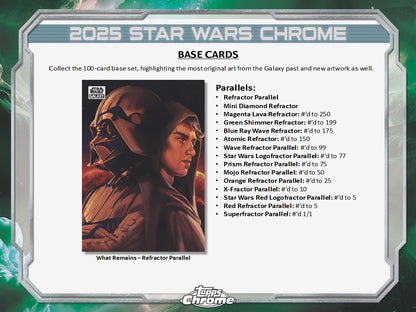 2025 Topps Star Wars Chrome Galaxy Hobby Box
