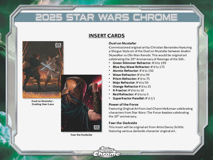 2025 Topps Star Wars Chrome Galaxy Hobby Box