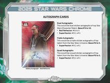 2025 Topps Star Wars Chrome Galaxy Hobby Box