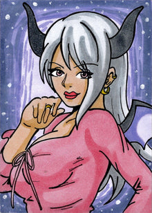 Succubus Sweethearts Sugar Spice 5finity 2023 Sketch Card Andy Bohn V1
