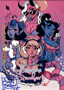 Succubus Sweethearts Sugar Spice 5finity 2023 Sketch Card Andy Bohn V1