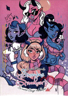 Succubus Sweethearts Sugar Spice 5finity 2023 Sketch Card Elisa M. V2