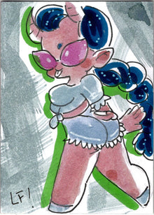 Succubus Sweethearts Sugar Spice 5finity 2023 Sketch Card Lucy Fidelis V2