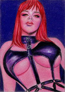 Succubus Sweethearts Sugar Spice 5finity 2023 Sketch Card Elisa M.