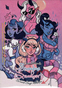 Succubus Sweethearts Sugar Spice 5finity 2023 Sketch Card Elisa M.
