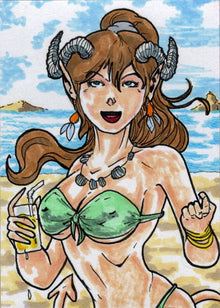 Succubus Sweethearts Sugar Spice 5finity 2023 Sketch Card Limuel Pinzon V2