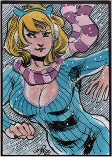 Succubus Sweethearts 5finity 2023 Sketch Card David Lee V1