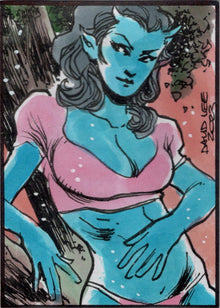 Succubus Sweethearts 5finity 2023 Sketch Card David Lee V2