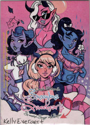 Succubus Sweethearts 5finity 2023 Sketch Card Kelly Everaert