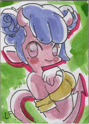 Succubus Sweethearts 5finity 2023 Sketch Card Lucy Fidelis V2