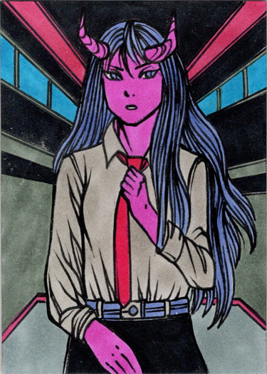 Succubus Sweethearts 5finity 2023 Sketch Card Ulisses Gabriel
