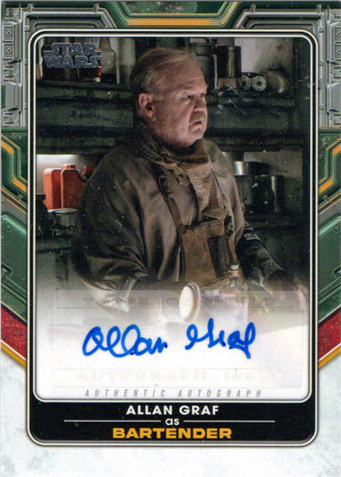 Topps 2022 Star Wars Boba Fett Autograph Card A-AG Allan Graf