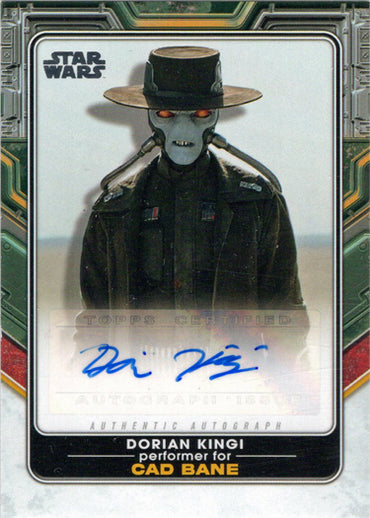 Topps 2022 Star Wars Boba Fett Autograph Card A-DK Dorian Kingi