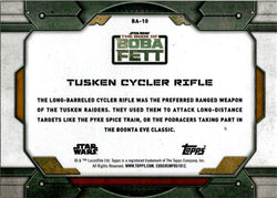 Topps 2022 Star Wars Boba Fett's Arsenal Complete Ten Card Set BA1 - BA10