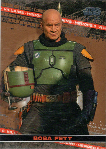 Topps 2022 Star Wars Boba Fett Bronze Characters Insert Card C-2 Boba Fett 16/50