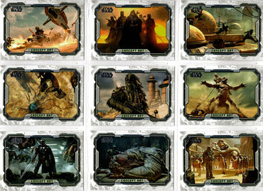 Topps 2022 Star Wars Boba Fett Concept Art Complete 15 Card Set CA-1 - CA-15