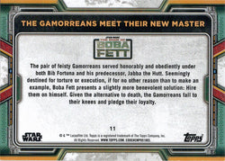 Topps 2022 Star Wars Boba Fett Bronze Parallel Card 11 "The Gamorreans..." 12/50