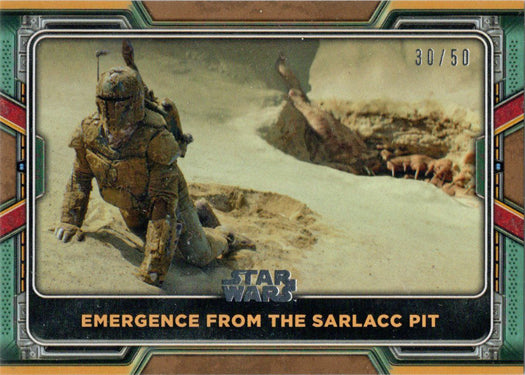 Topps 2022 Star Wars Boba Fett Bronze Parallel Card 3 