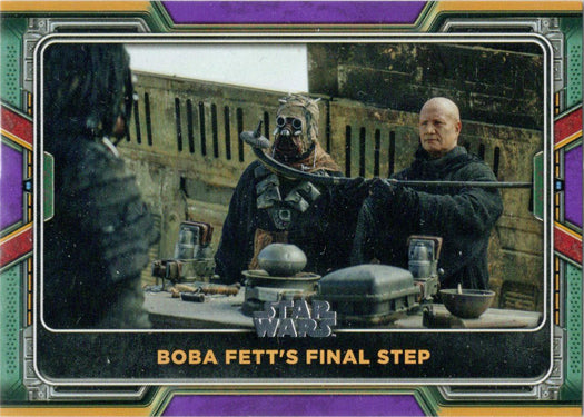 Topps 2022 Star Wars Boba Fett Purple Parallel Card 40 