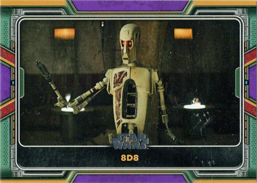 Topps 2022 Star Wars Boba Fett Purple Parallel Card 9 