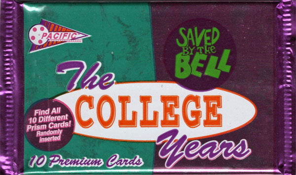 Pacific Saved By The Bell The College Years Trading Card Pack